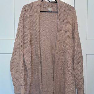 Light pink cardigan from a new day